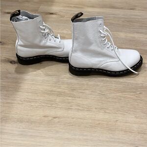 White Dr. Martens 1460 Pascal